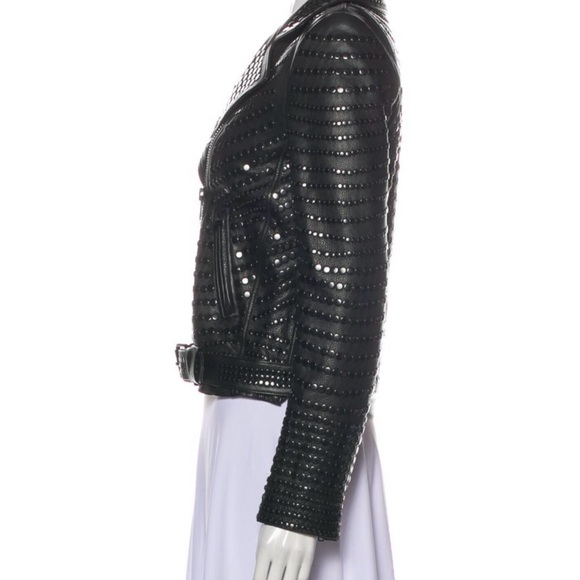 ALC Calf Leather Biker Jacket 💋 - Picture 3 of 4